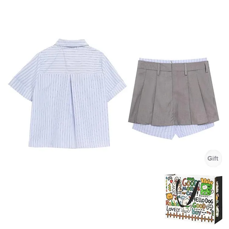 HAPG Two Piece Skirt Sets Women's-1