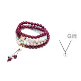 Violet-108 Pcs Half Mountain Water+Necklace