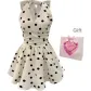 Apricot Polka Dot Dress+Box