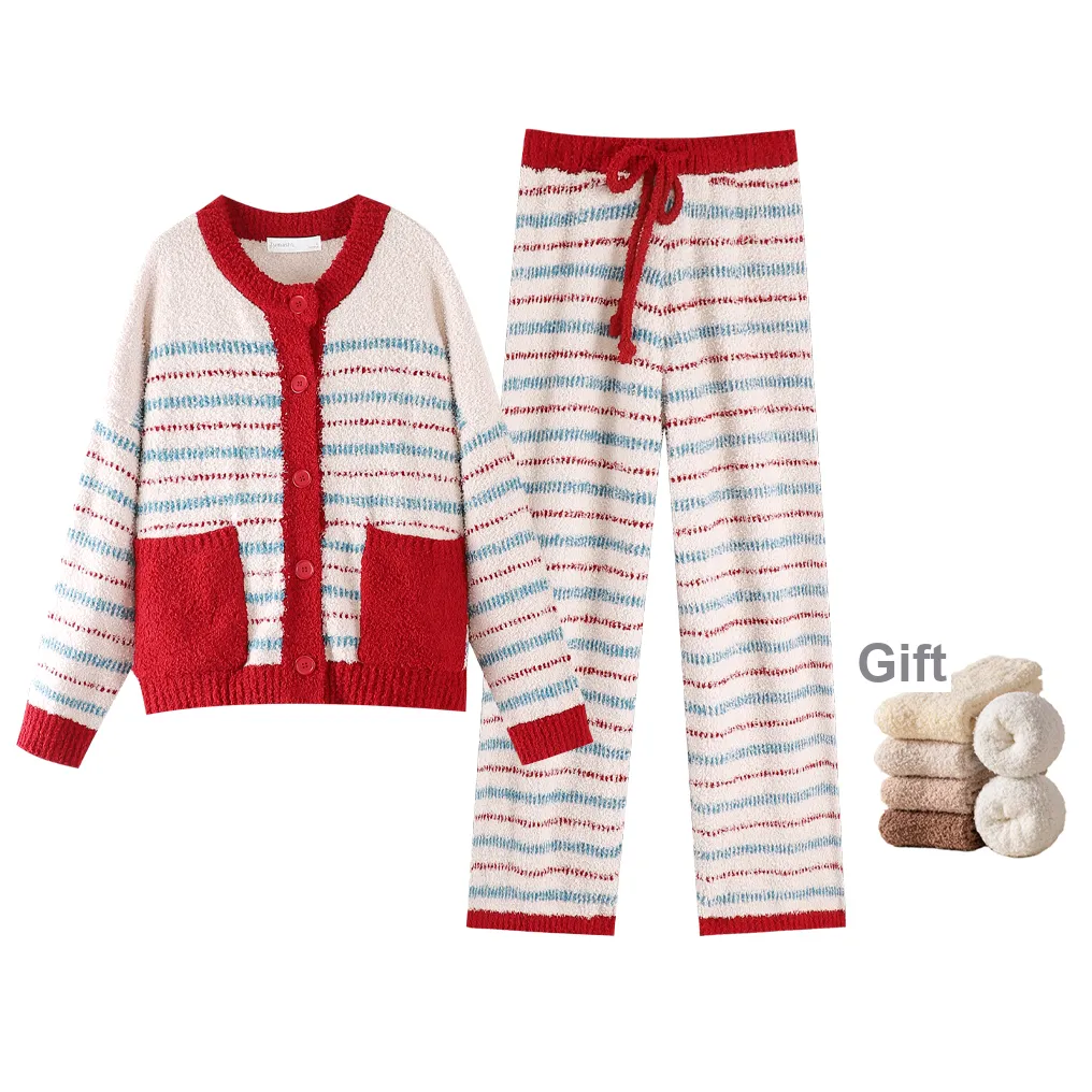 ZumashL Luxury Designer Series Pajama Set Women's Cranberry Red