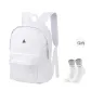 Backpack[White]with Free Backpack Exclusive Socks