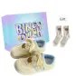 Light Yellow+Exclusive Shoe Box+Gift Socks
