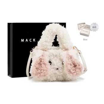 MACKJANICE Handbags Ecru & Pink