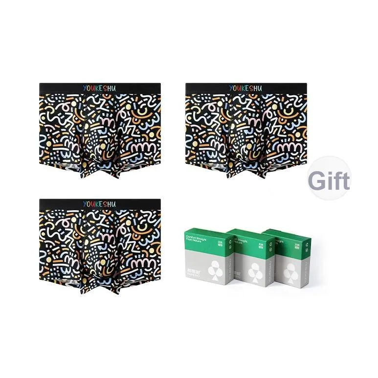 YOUKESHU Боксеры Мужские 3 упаковки