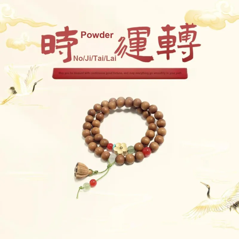 Ryukyu Barbie Sandalwood Bracelets Unisex-1