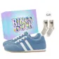 Blue+Exclusive Shoe Box+Gift Socks