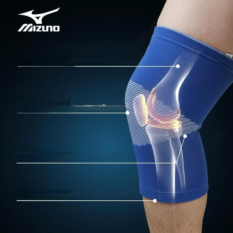 Mizuno Running Basketball Fitness Unisex Polyester Polyamide Elastane Knee Pads-6