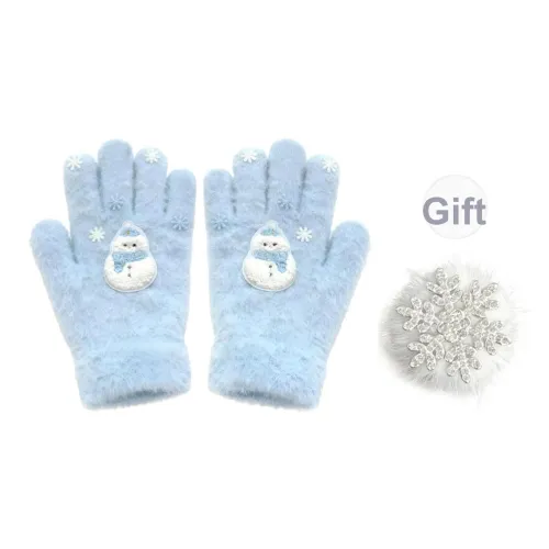 ZUOWEISHIJIA Вязаные перчатки из искусственного норкового меха унисекс