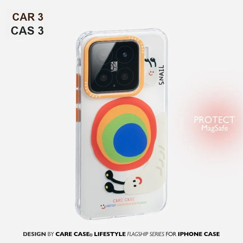 CARECASE TPU Material Creative Print Collection Magnetic Phone Case Compatibility With Xiaomi 15/15 Pro-3