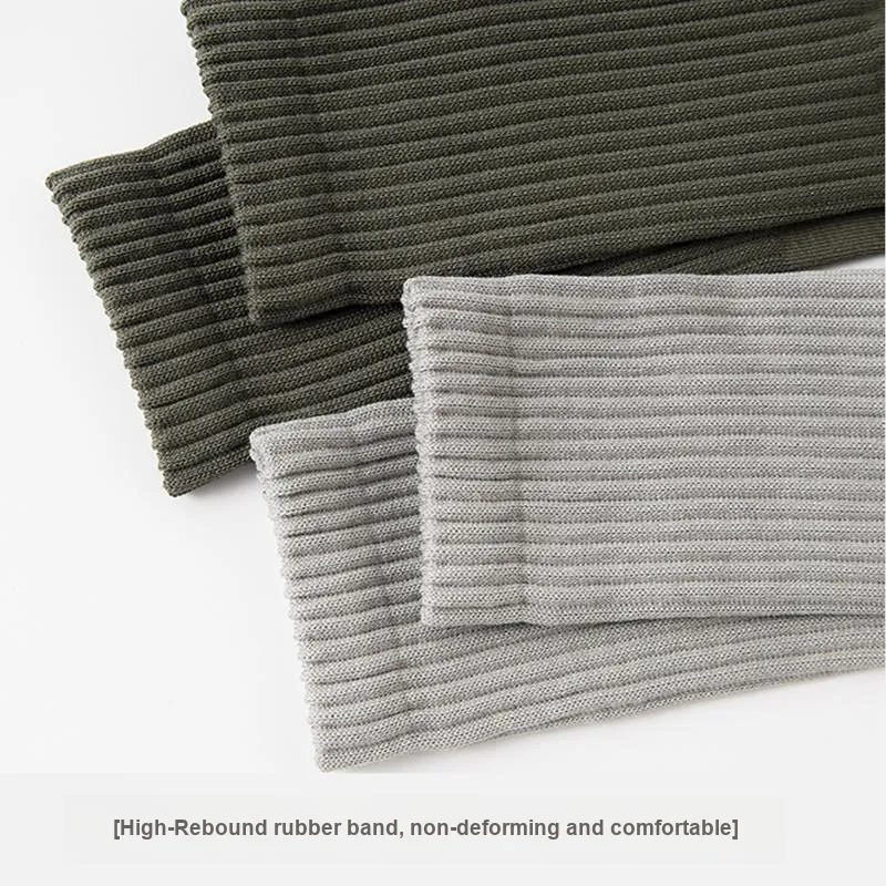 MIIOW Mid Calf Socks Men's 5 Pack-44