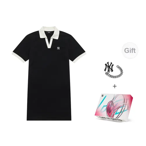 MLB Basic Collection Short-Sleeved Dresses Women's Black