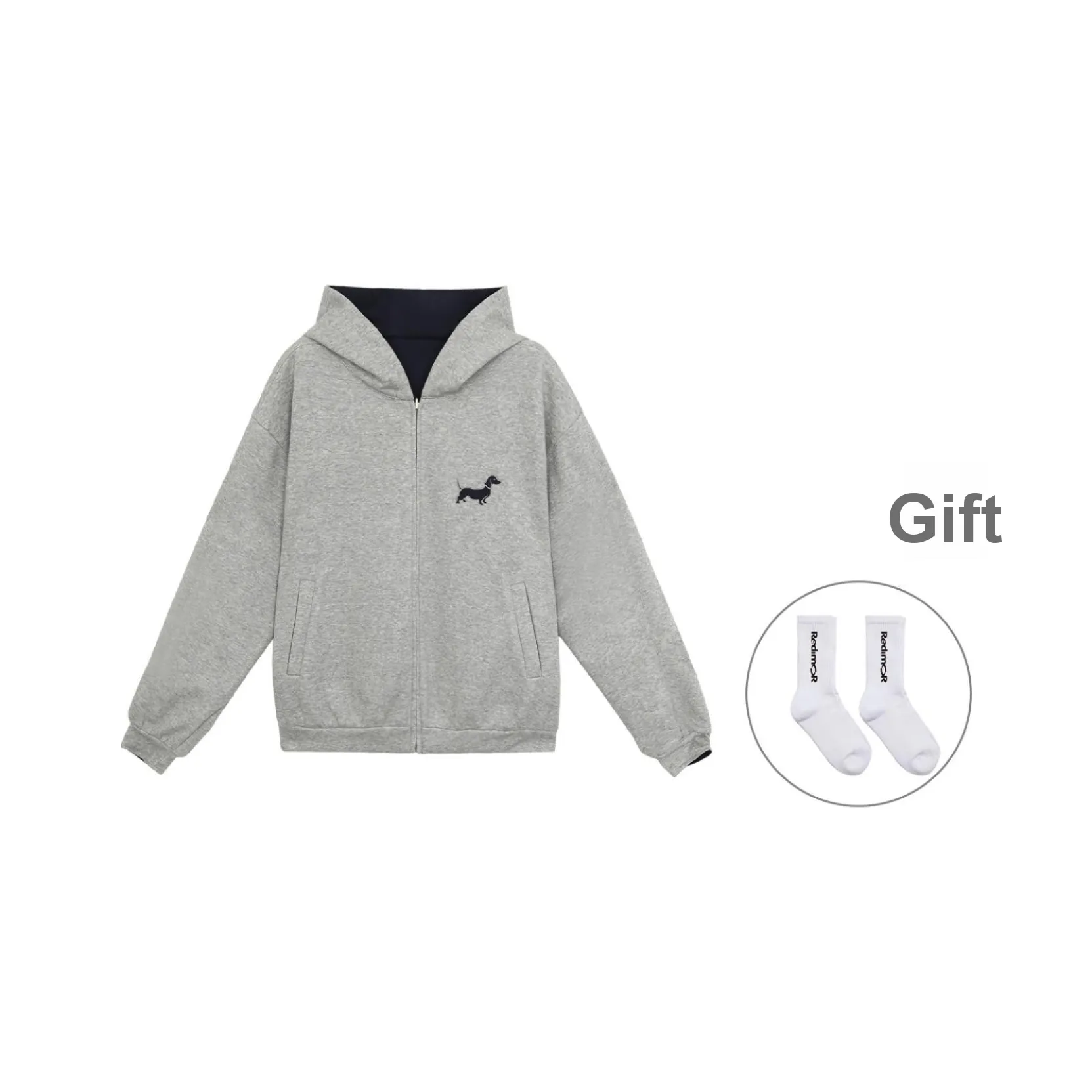 REDIMOR Фотиния Серый Женский Свитшот