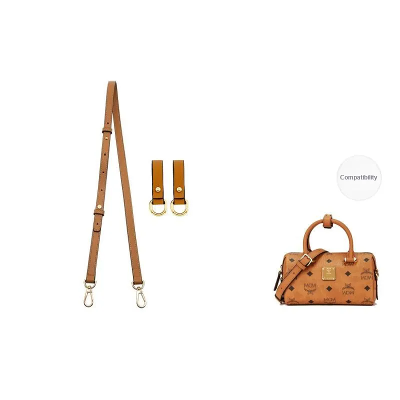 Jingxi Imported Microfiber Crossbody Abrasion Resistant Buckle Accessories Bag, Accessory Bag Strap Women's Brown-6
