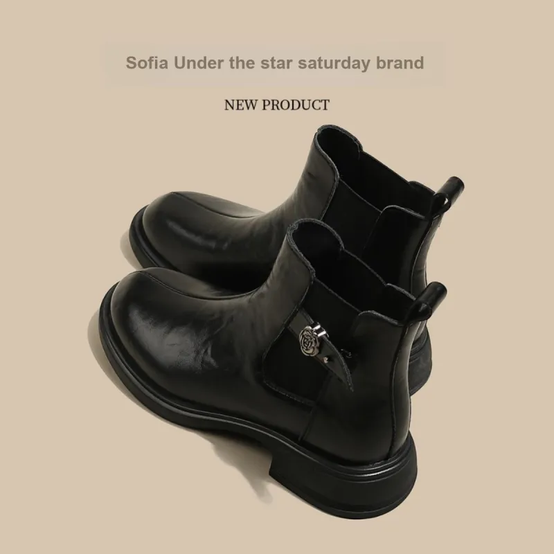 Safiya Short Chelsea Boots Women's-3