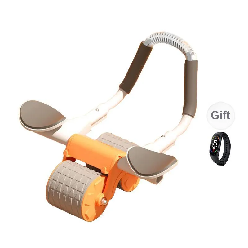 SMVP Abdominal Roller Fitness Equipment Automatic Rebound Tummy Tucking Magic Household Ab Roller-10