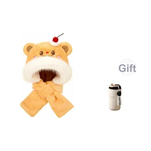 PISHUSHU Полиэстер Капюшоны и Плюшевые Шапки Унисекс