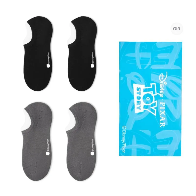 Disney No Show Socks Unisex Box 4 Pack-45