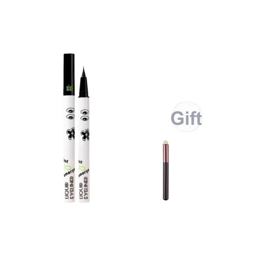 Xixi Instant Eyeliner Карандаши Устойчивость к растеканию Бесплатно Кисть для макияжа