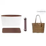 City33 (Dark Brown) Set of 3[Shoulder Strap Pad+Bottom Pad+Brown Waterproof Liner]☆No Layering