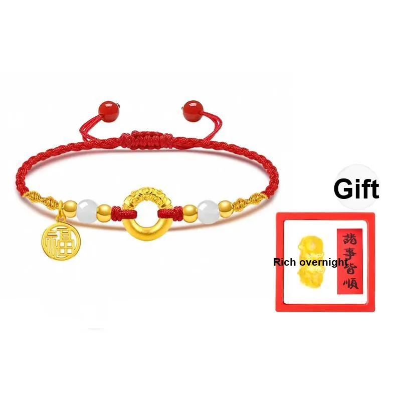 Chongqing Gold Store S999 Fine Silver Bracelets Unisex