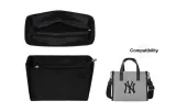 MLB Black Flannelette Liner[Compatibility: Large Logo Small Tote]