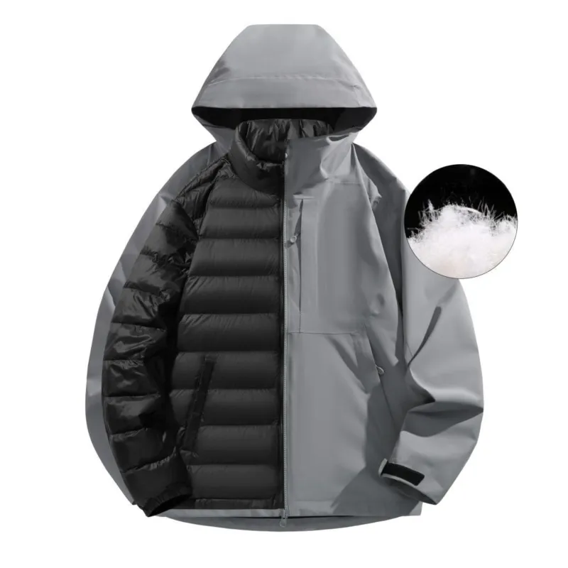JUNGLE PANDA Water Resistant Windproof Breathable Wear Resistant Warm Windbreaker Jacket Unisex-50