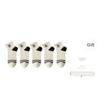 XIA.WA.ZHI.XIU Ankle Socks Women's Box 5 Pack
