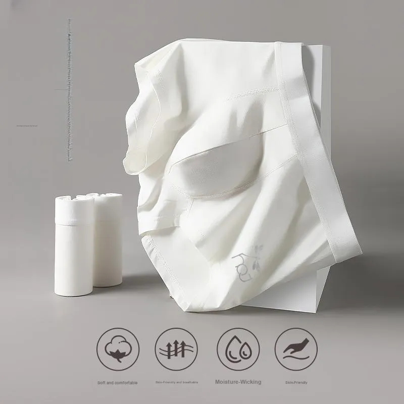 RED DRAGONFLY Cotton Panties Men's Combo Gift Box Sets White-6