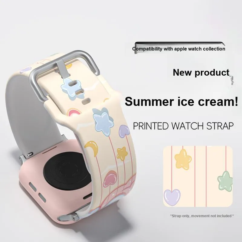 CHUANGYIDA Apple Compatibility Watch Band 135 200mm Silicone Material-5