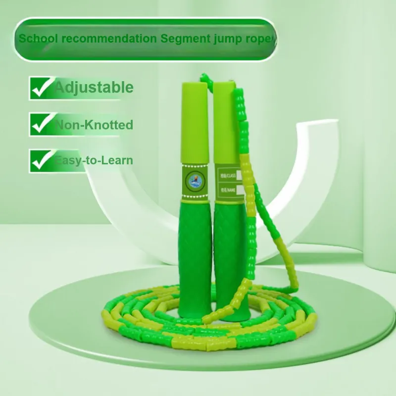 SIRDAR Aerobic Fat Reduction Non Countable Jump Ropes Students Rubber Coated GOT TPR 2.8m Green-4
