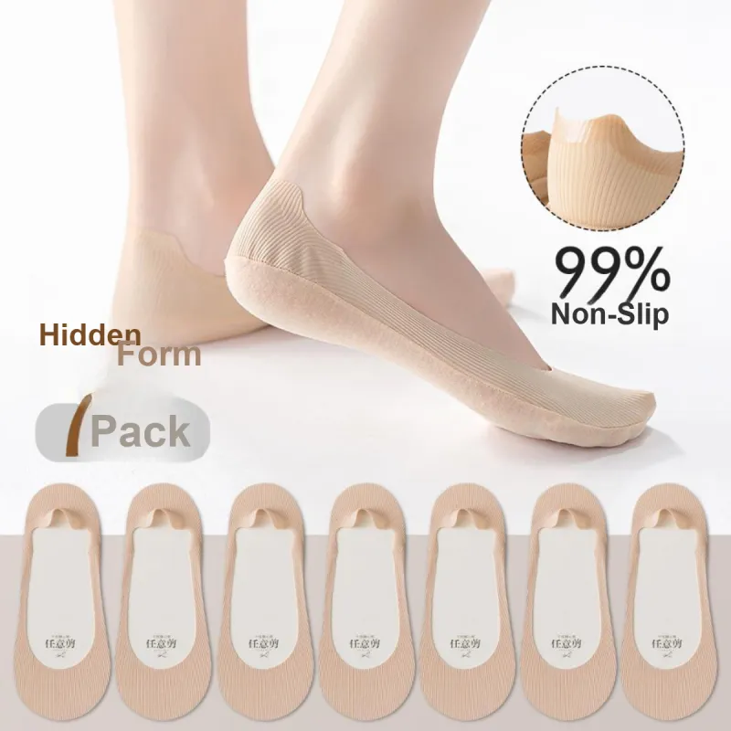 JUNEROSE No Show Socks Women's 7 Pack-3