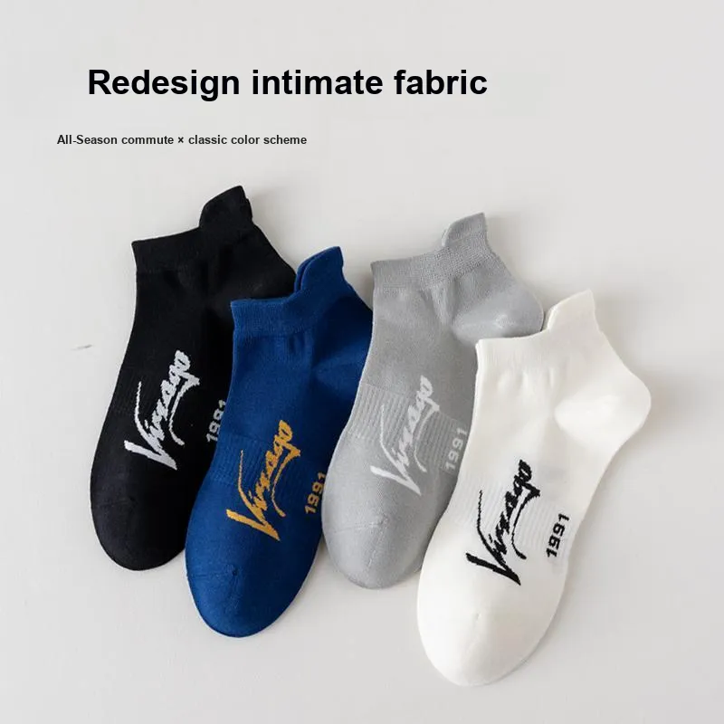 Caramella No-Show Socks Men's 4 Pack-2