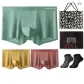 Seamless 3 Pack (Brick Red+Autumn Yellow+Forest Green) Comes with 2 Pack Socks+Shopping Bag