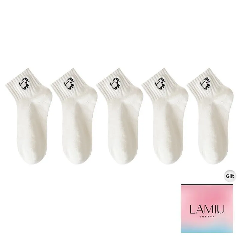 Lan Miao Ankle Socks Women's Shopping Bag Combo Set-3