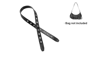 Ingenuity Handmade Artificial Leather Bag Strap Women's Black