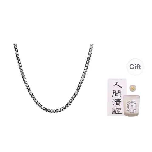 CALVIN KLEIN Rebel Collection Stainless Steel & Nylon Necklaces Men's
