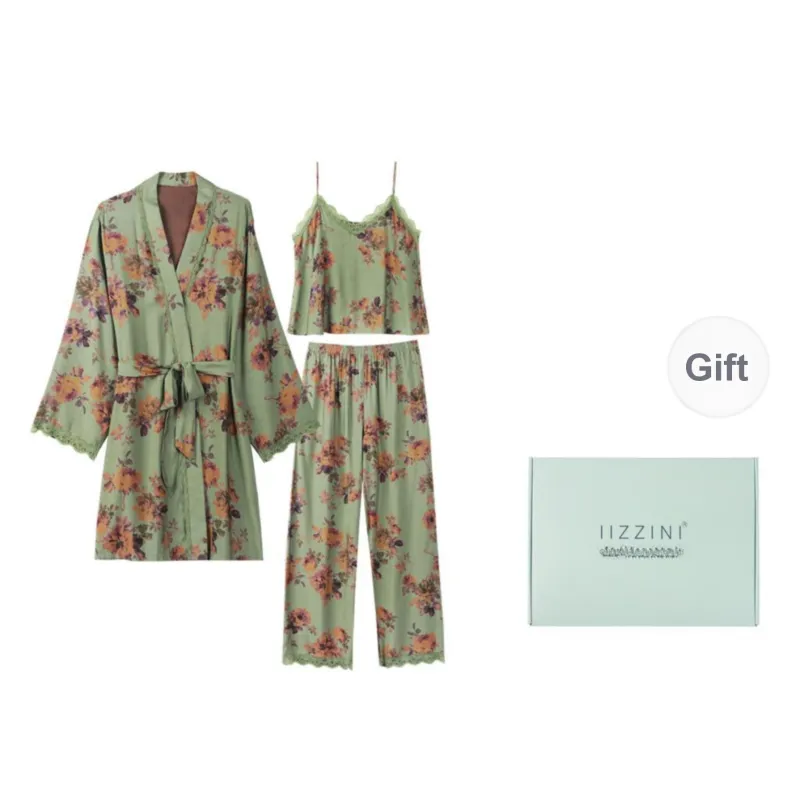 IIZZINI Scenario Pajama Set Women's Multicolor-1
