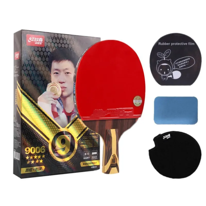 DHS Ping Pong Paddles Unisex Red-4