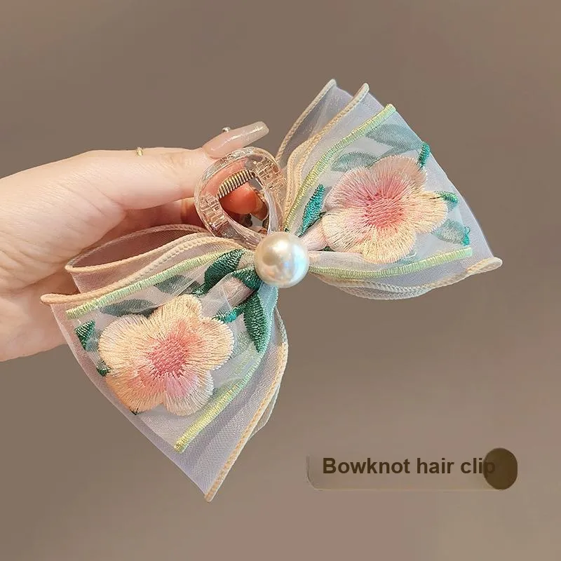 SENDME Acrylic, Fabric Hair Clips Women's-2