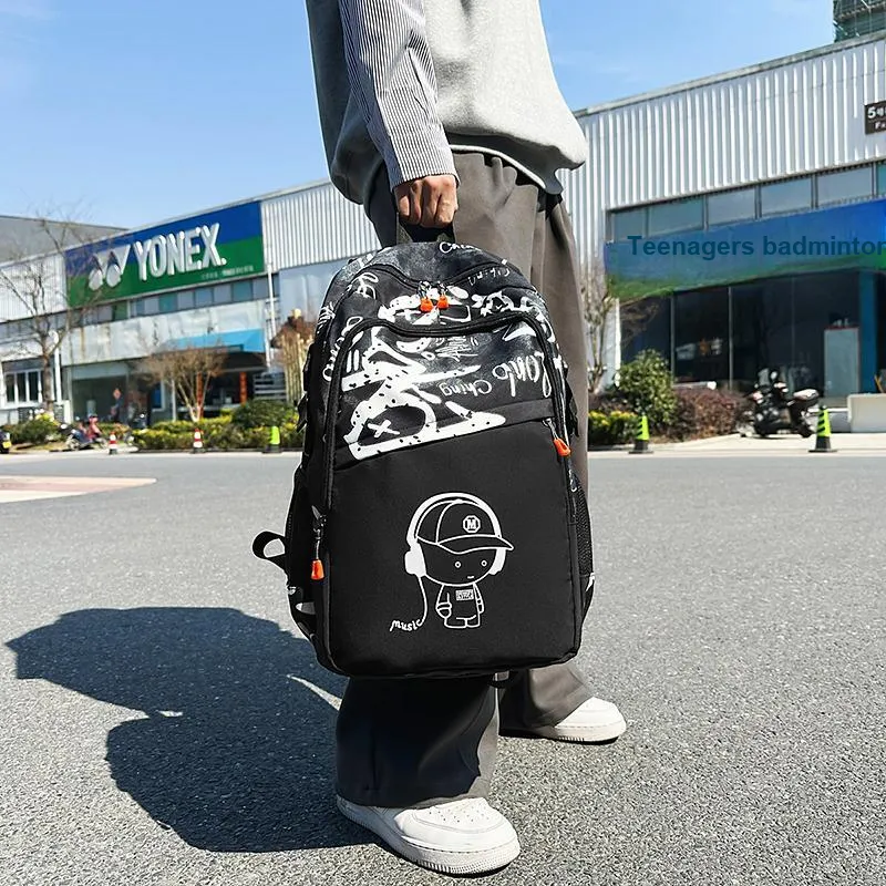 Travel Nylon Backpack Unisex Multicolor-13
