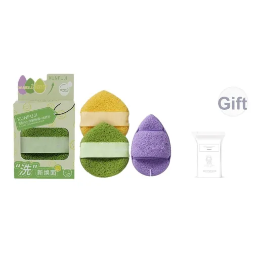 XUNFUJI Палец Рукав Очиститель Губка Puff Чистка Мягкий