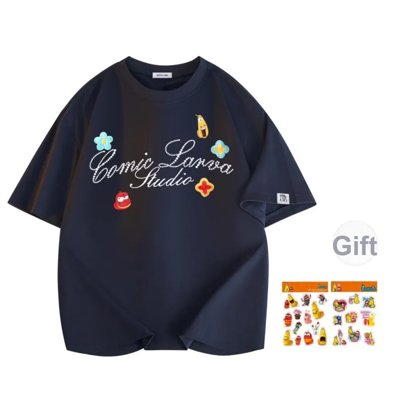 COMIC LARVA T Shirts Unisex-6