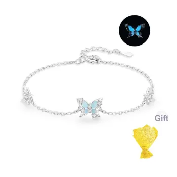 ZSY Silver 925 Bracelets Women's Box Good Luck
