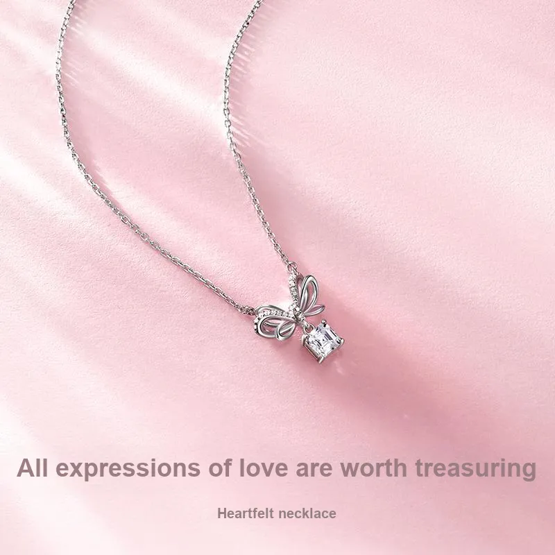 FANCI S925 Silver Set With Gemstones Necklaces Women's-1