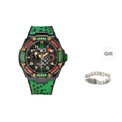 NSQUARE Queen Snake Collection Automatic Mechanical Movement Watch Men's Watches Black Dial