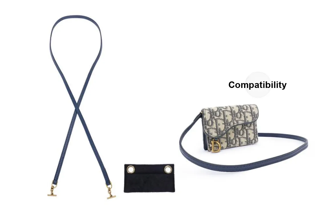 GUYI Cow Leather Bag Accessory Women's Dark Blue
