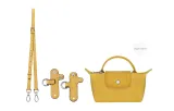 Adjustable Shoulder Straps 94-114cm+No-Hole (Yellow Silver-Tone Lock)