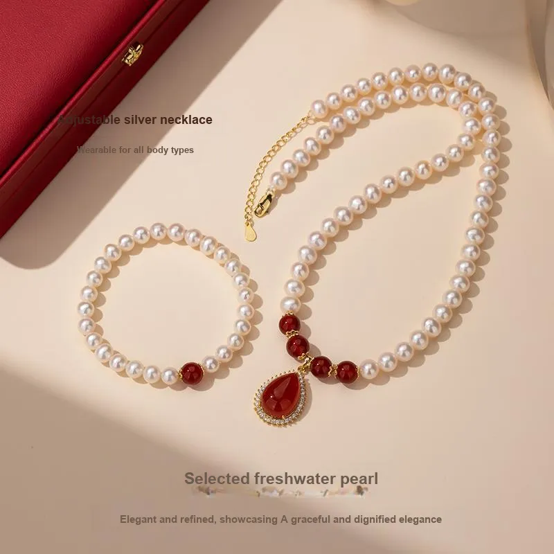 QLADY Pearl Necklaces Women's-13