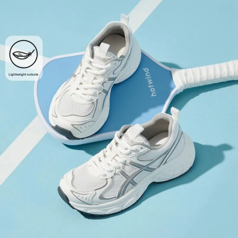 Hotwind Height Increasing Wear-Resistant Chunky Sneakers Women's-14