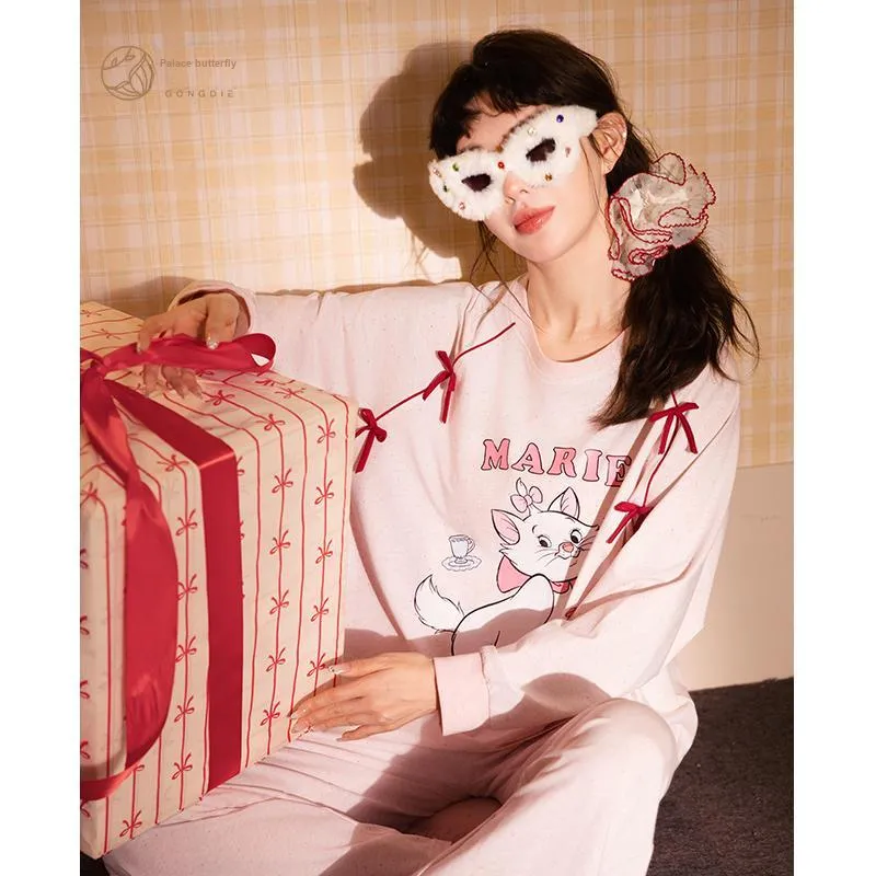 Gongdie x Disney Pajama Set Women's Gift Box Set Light Pink-3